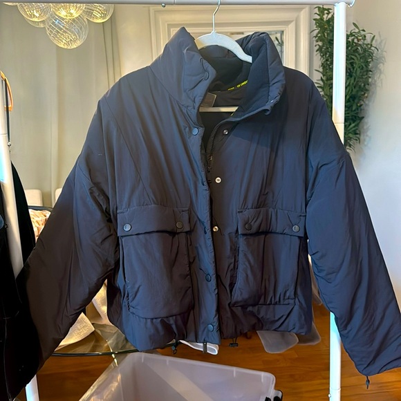 black packable jacket lightweight cozy - Picture 1 of 1